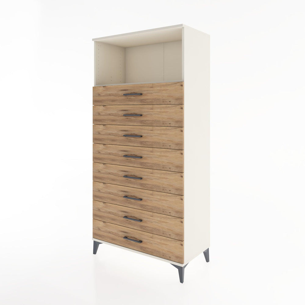 Woodntry Modular Cabinet Moonstone 88x44x170 cm with Drawers and Shelves CR32-1