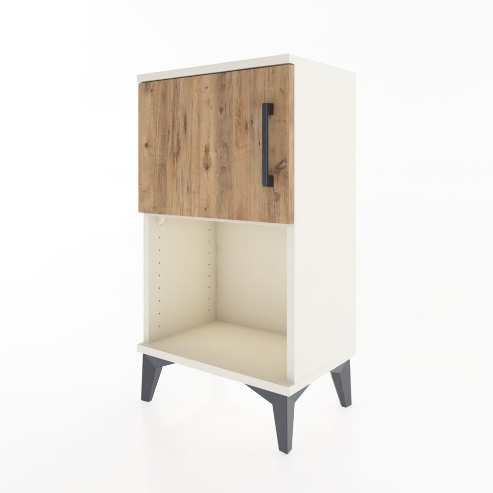 Woodntry Modüler Komodin Raf ve Tek Kapaklı V2 44x30x68 cm Aytaşı - Woodntry