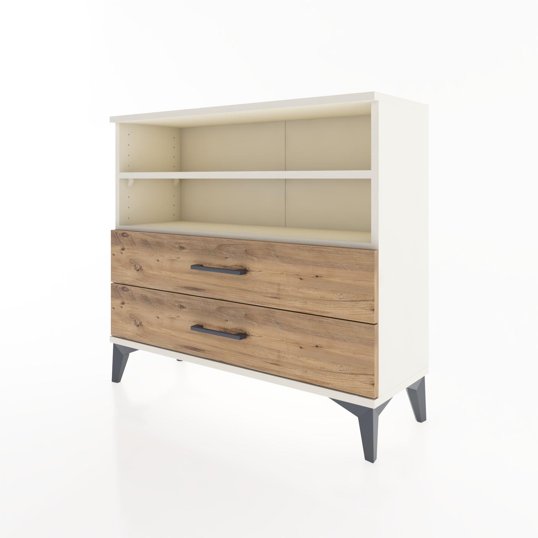 Woodntry Modüler Şifonyer İki Çekmeceli V2 88x30x68 cm Aytaşı - Woodntry