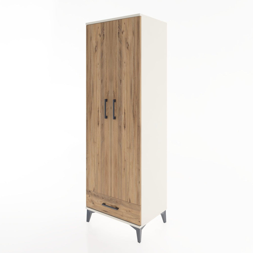 Woodntry Modular Cabinet Moonstone 60x44x170 cm with Doors and Drawers KC30-1