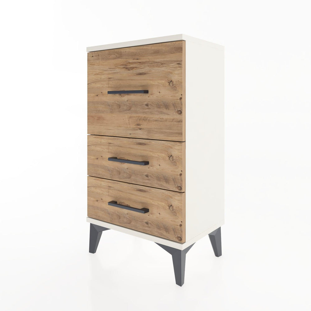 Woodntry Modüler Komodin Üç Çekmeceli V1 44x30x68 cm Aytaşı - Woodntry