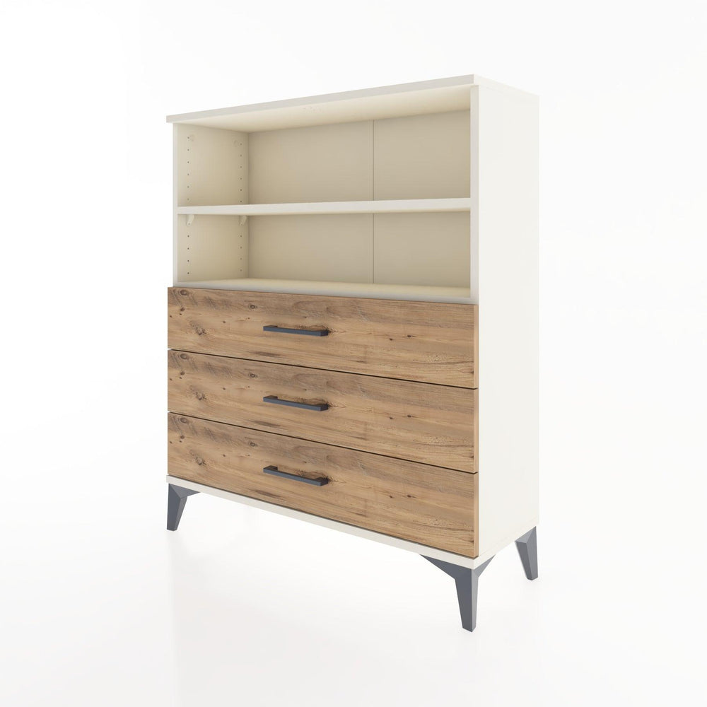 Woodntry Modüler Şifonyer Aytaşı 88x30x94 cm Çekmeceli ve Raflı CR18-1