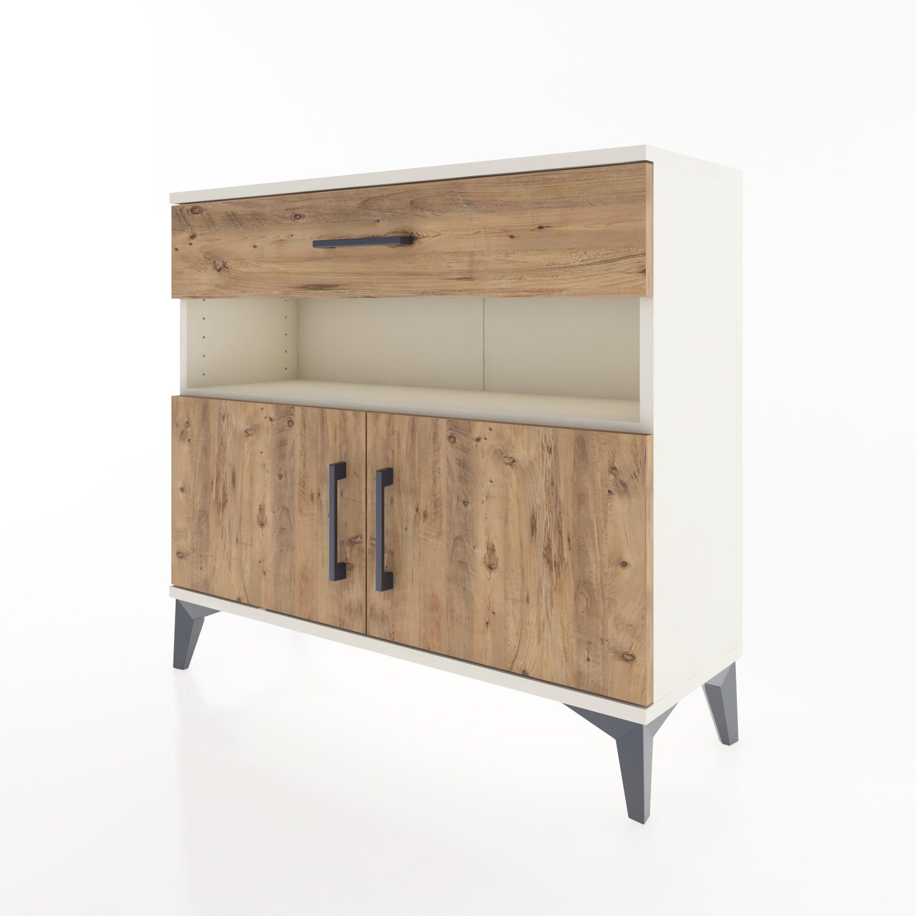 Woodntry Modüler Şifonyer Çekmece ve Kapaklı T1 88x30x94 cm Aytaşı - Woodntry