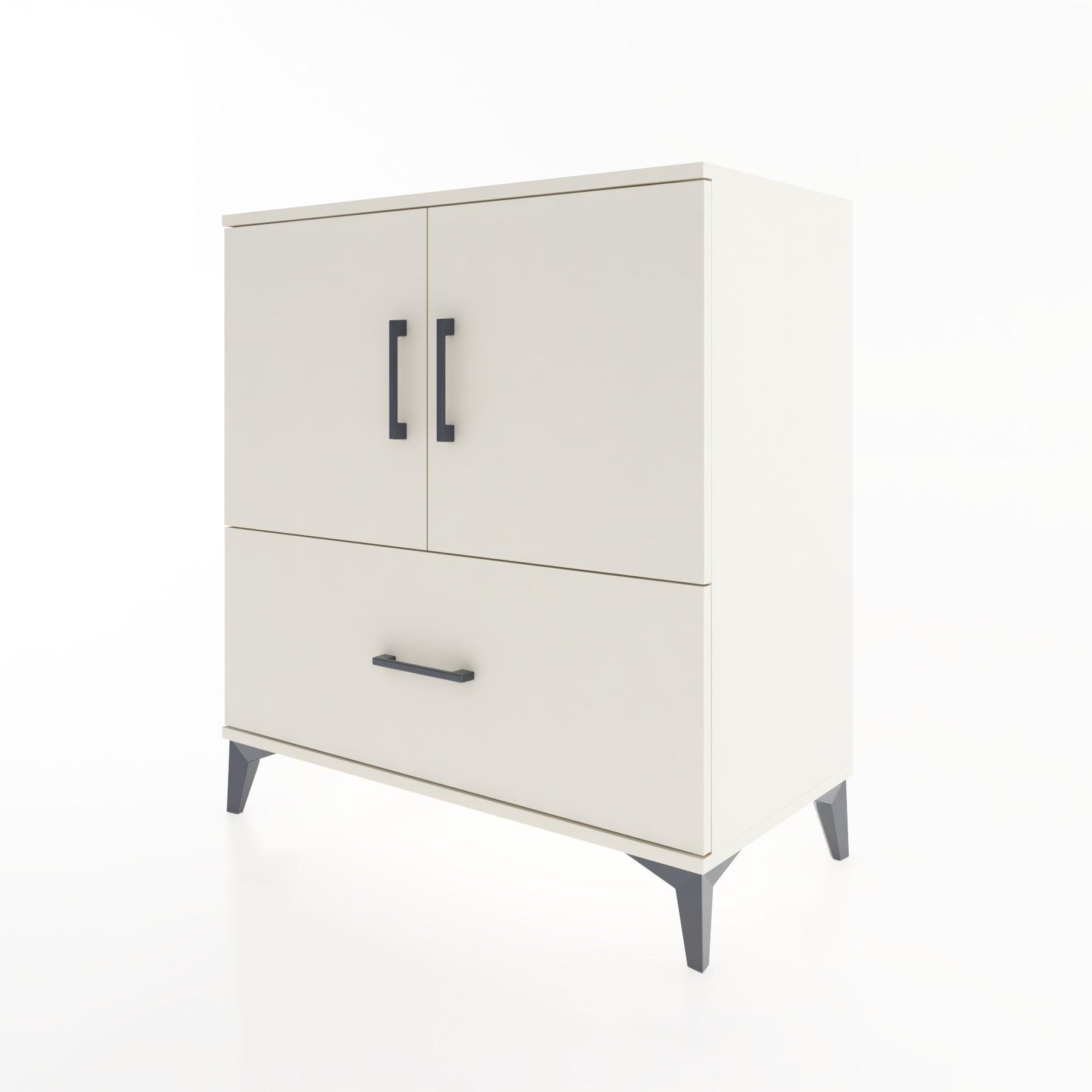Woodntry Modular Dresser Moonstone 88x44x84 cm with Cover and Drawer KC48-1