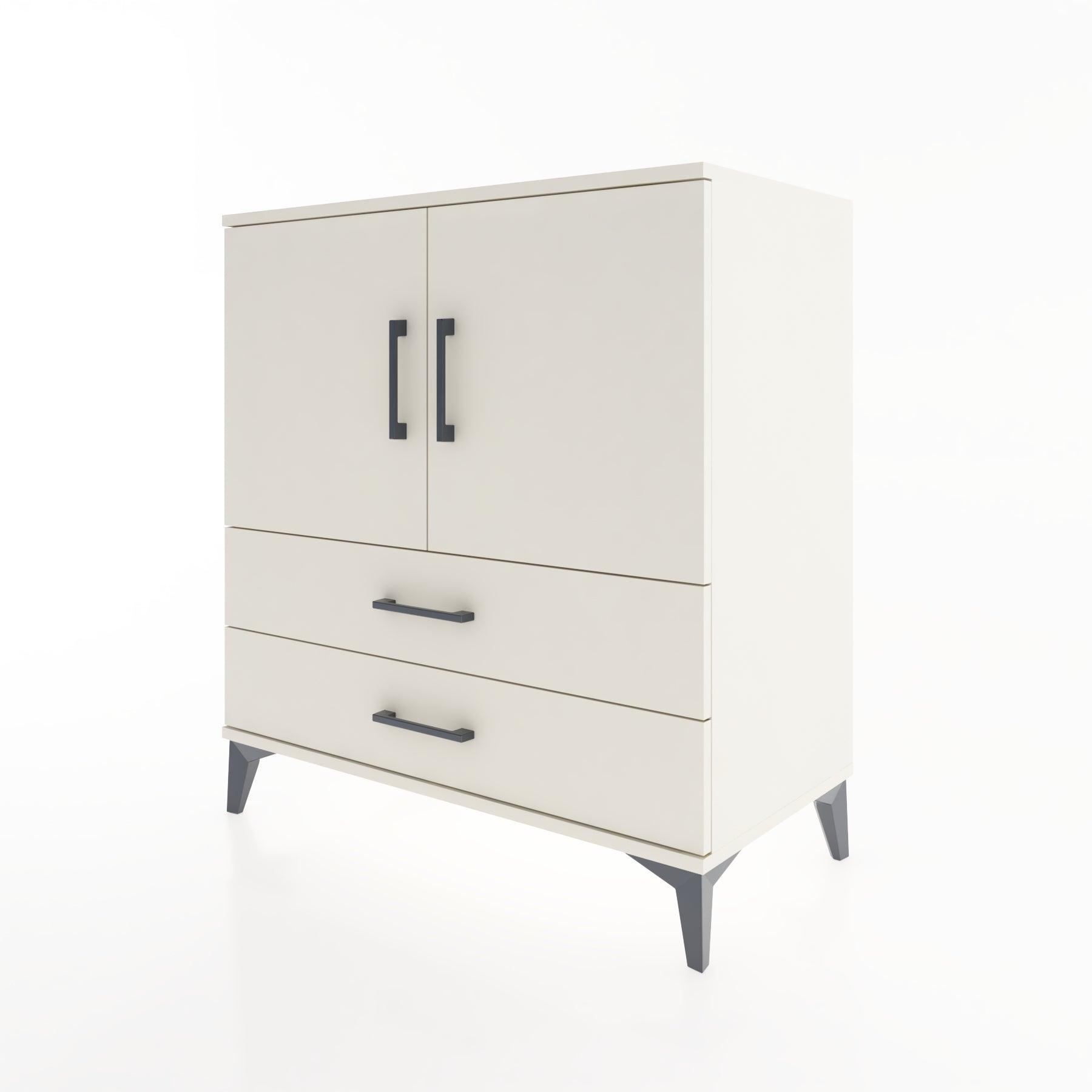 Woodntry Modular Dresser Moonstone 88x44x84 cm with Cover and Drawer KC22-1