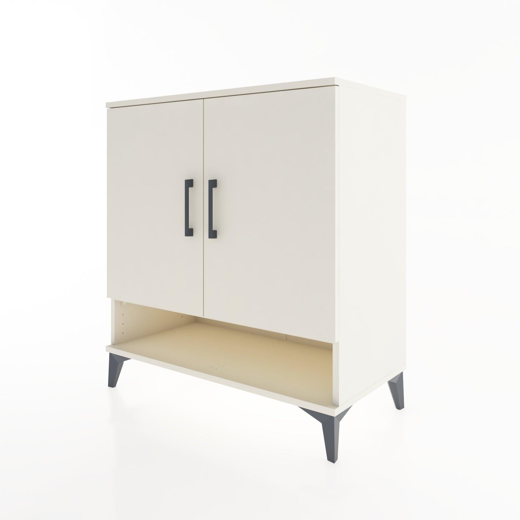 Woodntry Modular Dresser Moonstone 88x44x84 cm with Cover and Shelf KR76-1