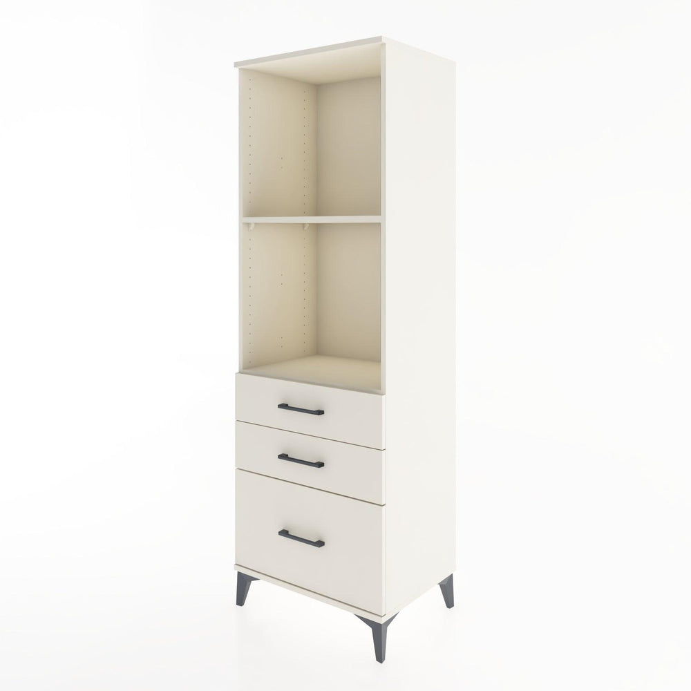 Woodntry Modular Cabinet Moonstone 60x44x170 cm with Drawers and Shelves CR42-1