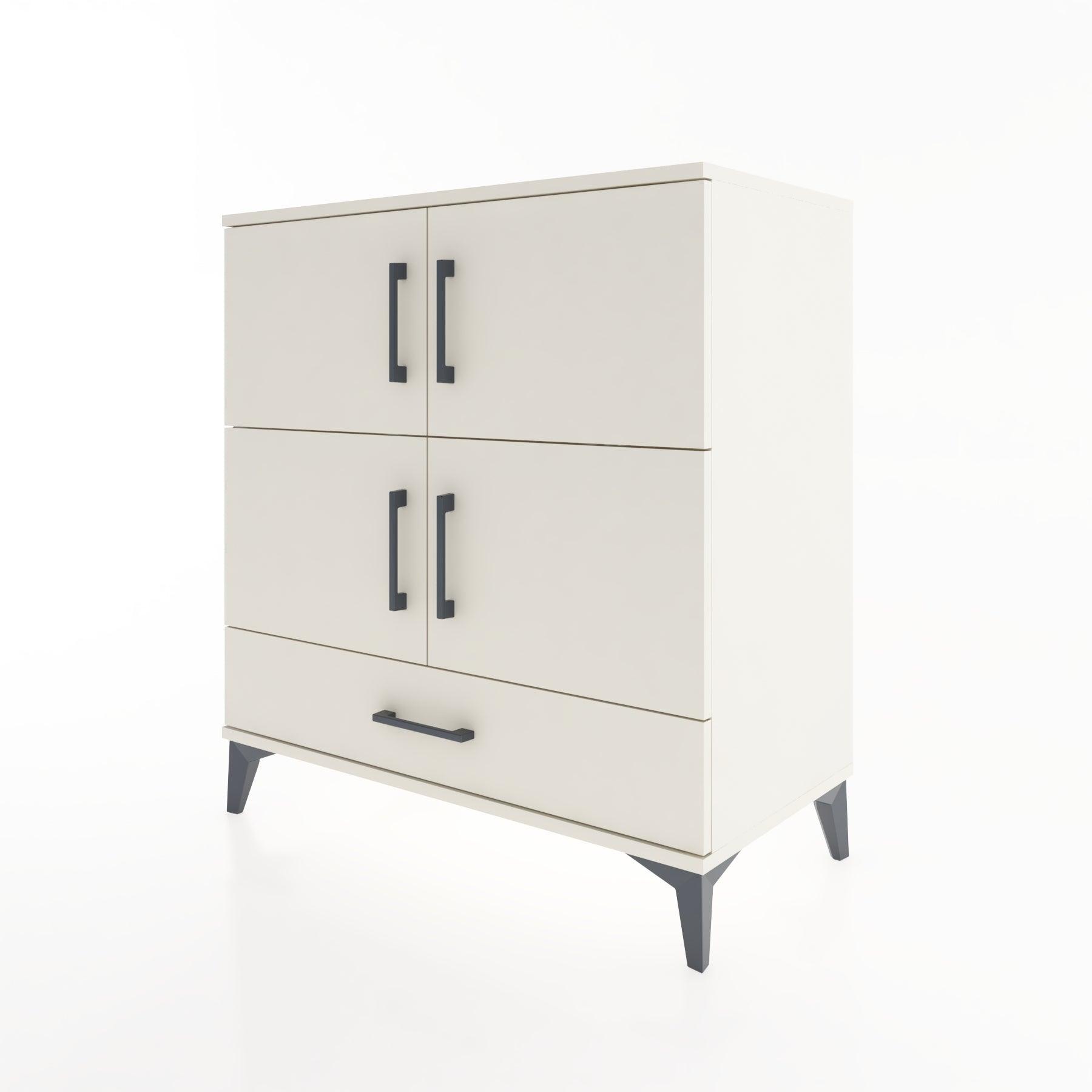 Woodntry Modular Dresser Moonstone 88x44x84 cm with Cover and Drawer KC92-1