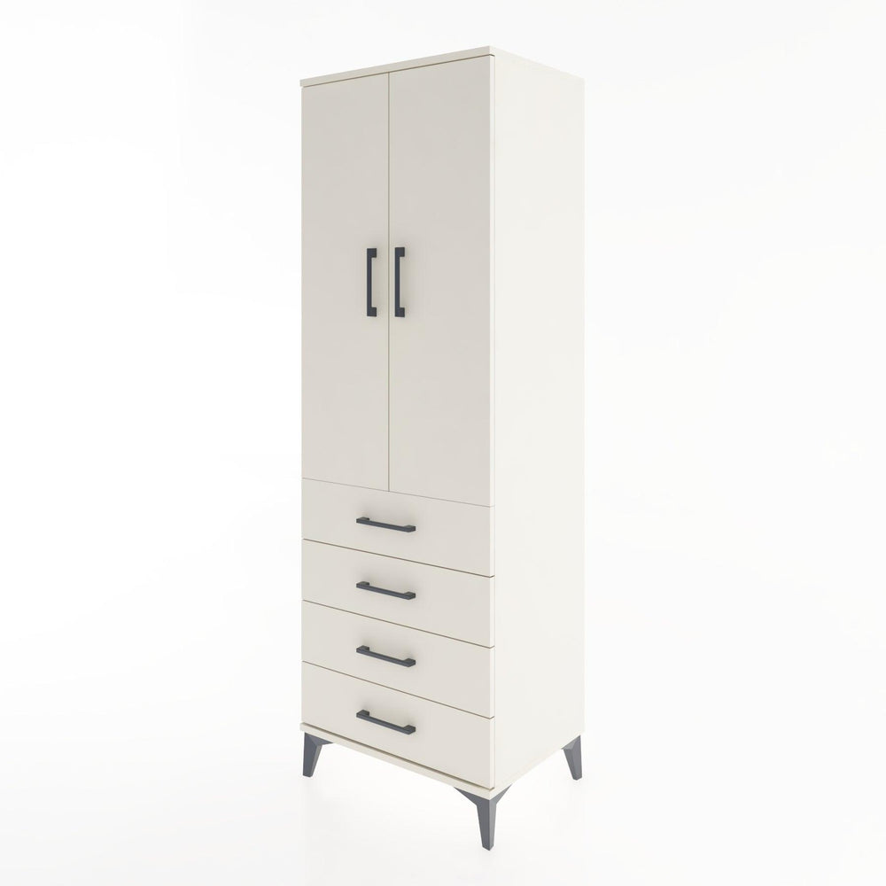 Woodntry Modular Cabinet Moonstone 60x44x170 cm with Doors and Drawers KC5-1