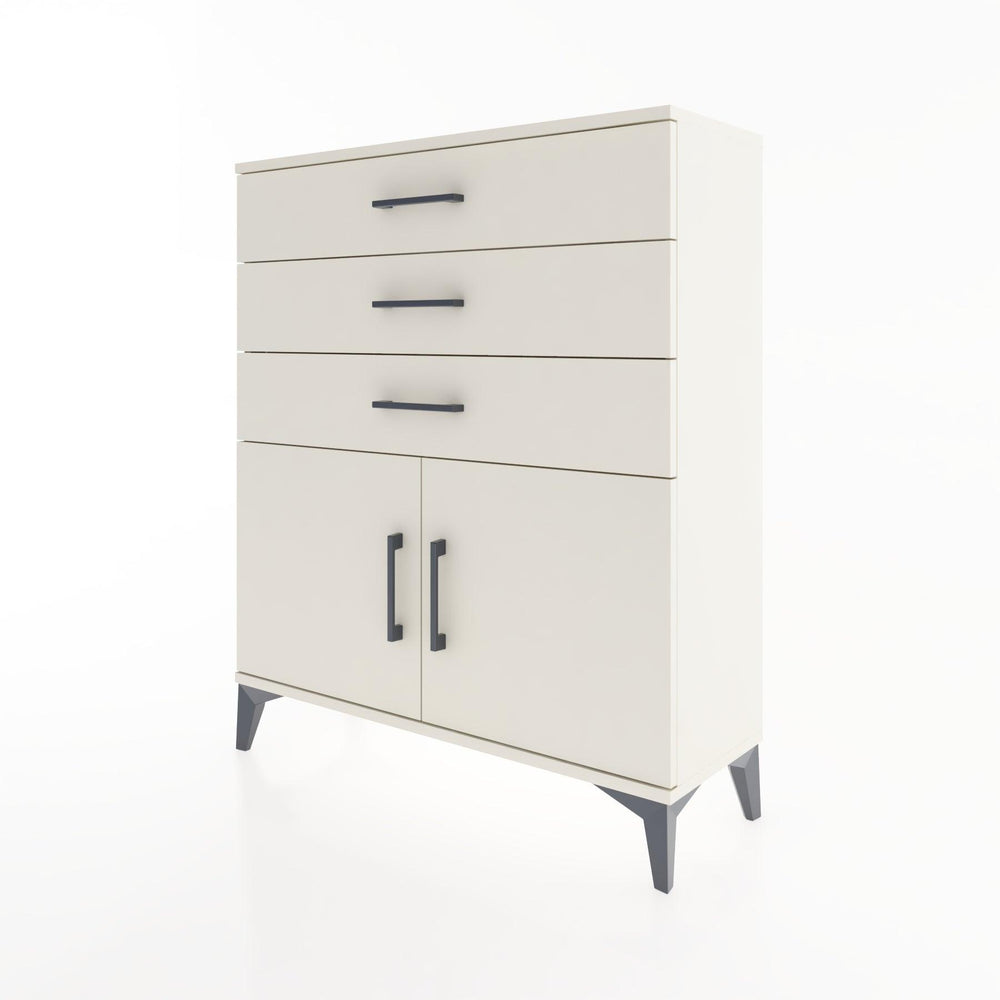 Woodntry Modüler Şifonyer Aytaşı 88x30x94 cm Kapaklı ve Çekmeceli KC8-1