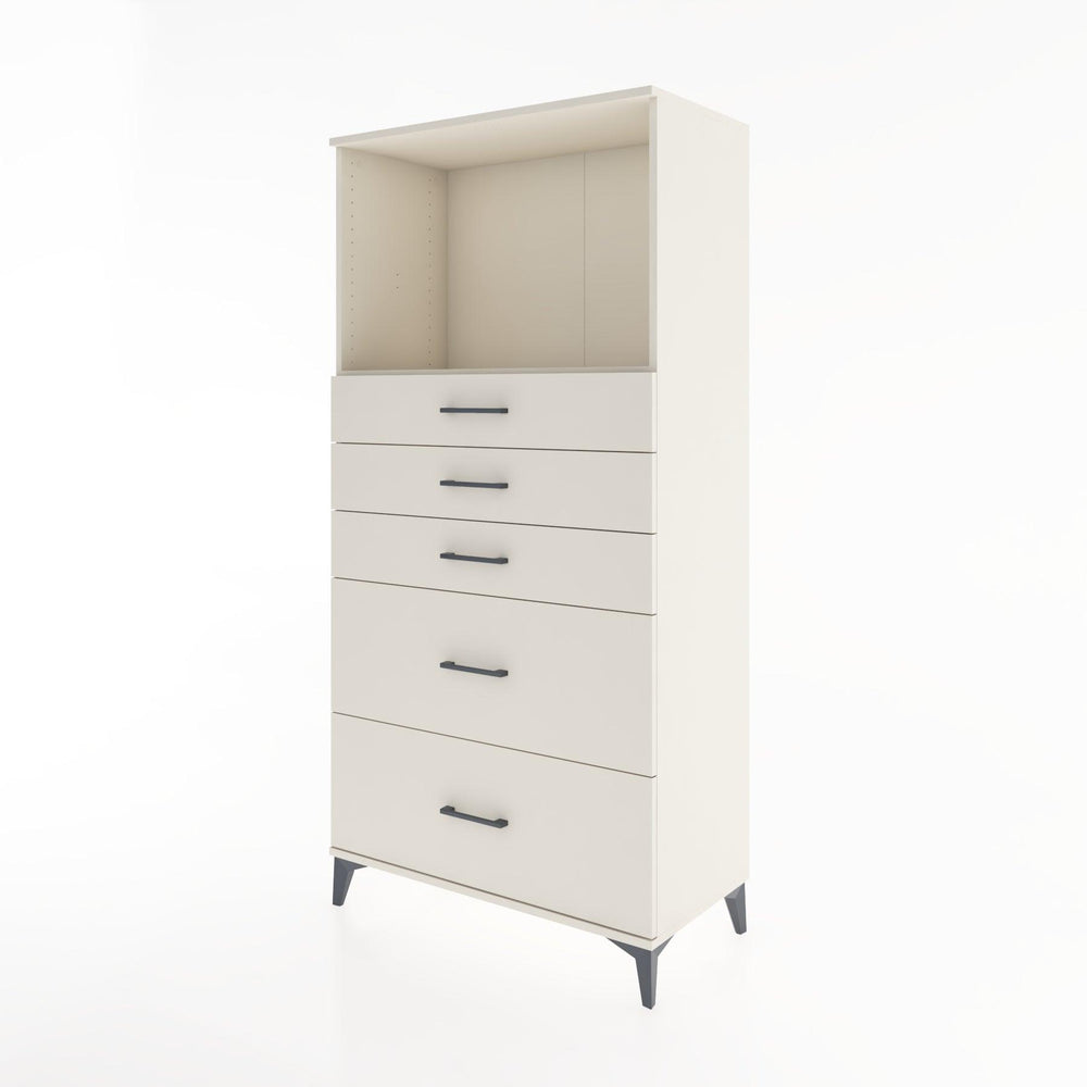 Woodntry Modular Cabinet Moonstone 88x44x170 cm with Drawers and Shelves CR46-1