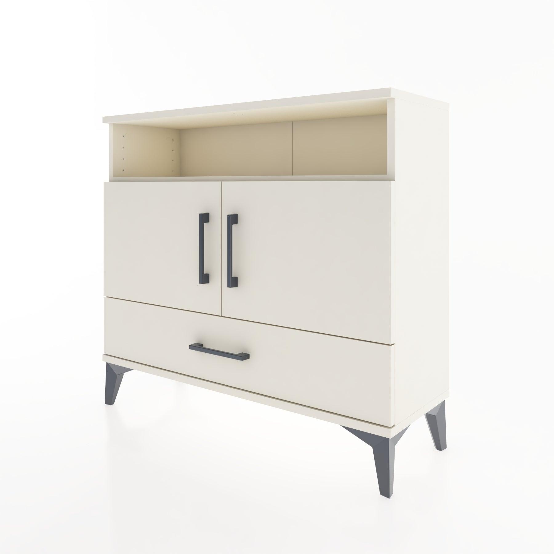 Woodntry Modüler Şifonyer Raf Kapak Çekmeceli 88x30x68 cm Aytaşı - Woodntry