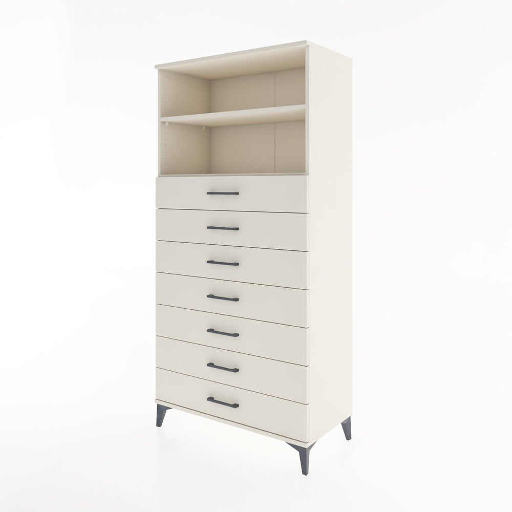 Woodntry Modular Cabinet Moonstone 88x44x170 cm with Drawers and Shelves CR33-1
