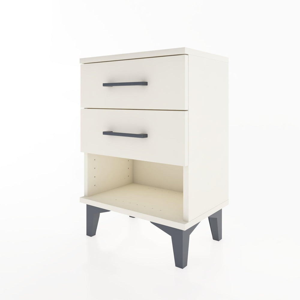 Woodntry Modüler Komodin İki Çekmece ve Raf 44x30x52 cm Aytaşı - Woodntry