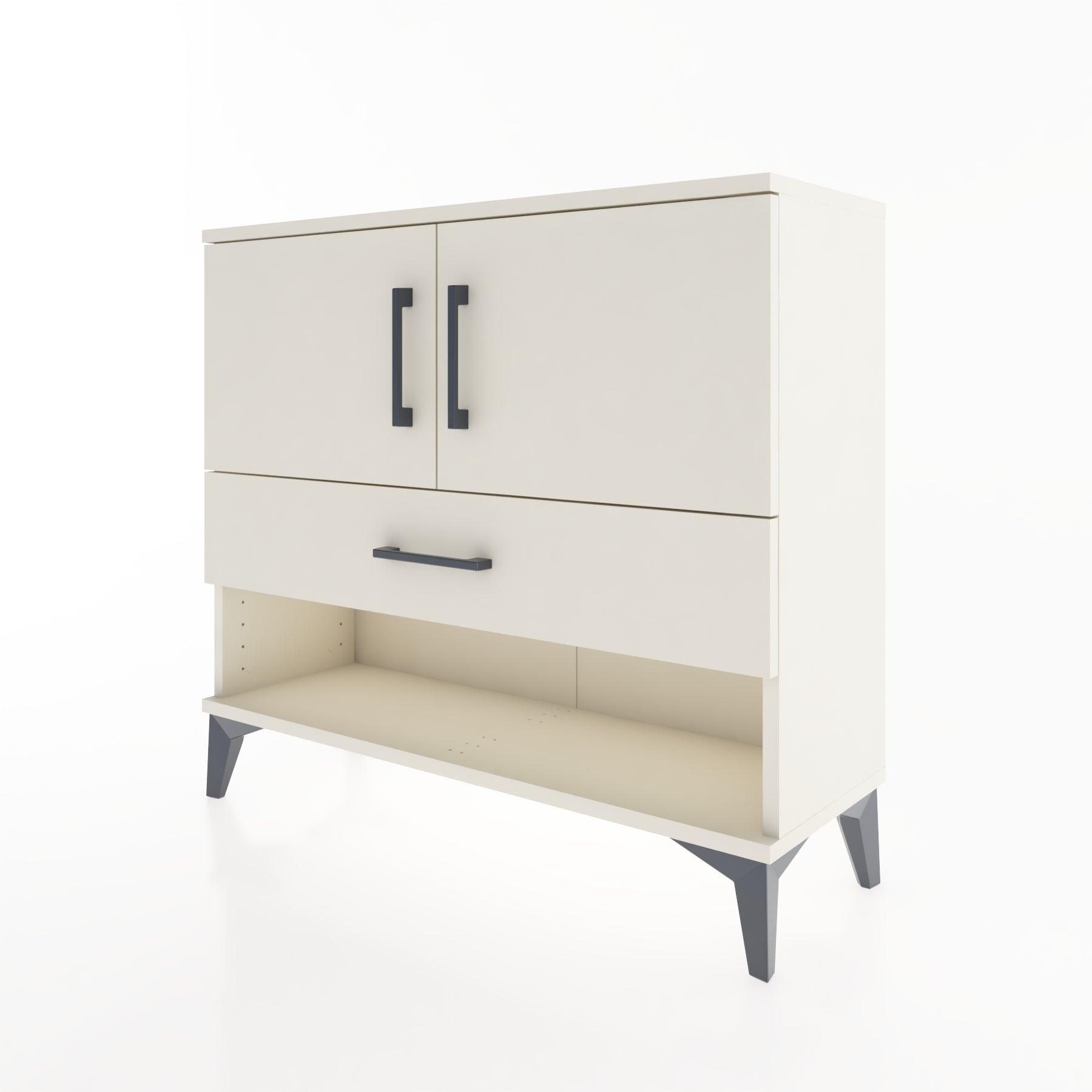 Woodntry Modüler Şifonyer Kapak ve Çekmeceli V4 88x30x68 cm Aytaşı - Woodntry