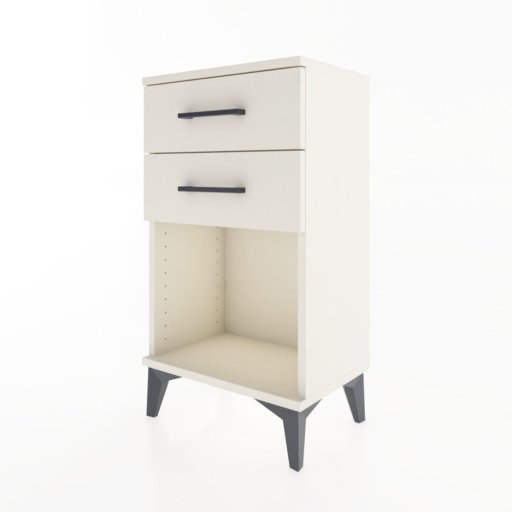 Woodntry Modüler Komodin 2 Çekmece ve Raflı V1 44x30x68 cm Aytaşı - Woodntry