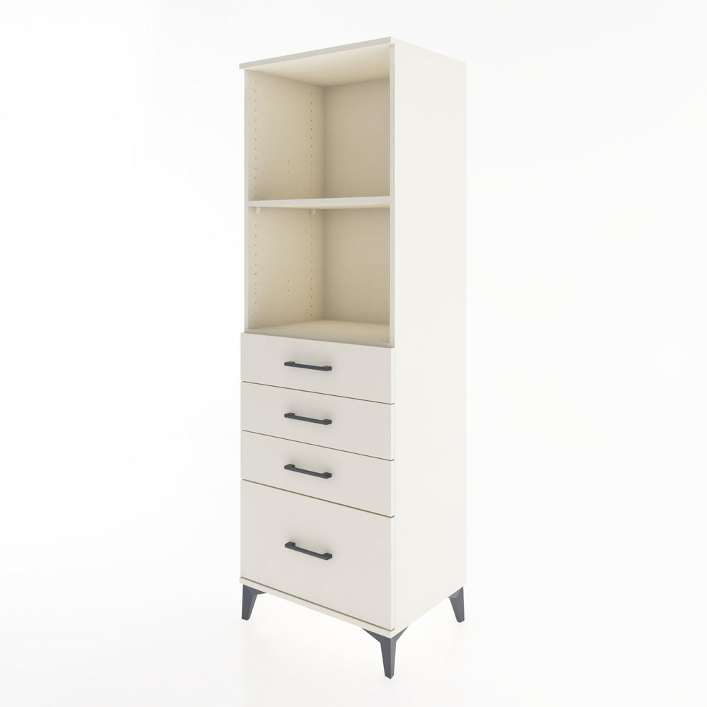 Woodntry Modular Cabinet Moonstone 60x44x170 cm with Drawers and Shelves CR41-1