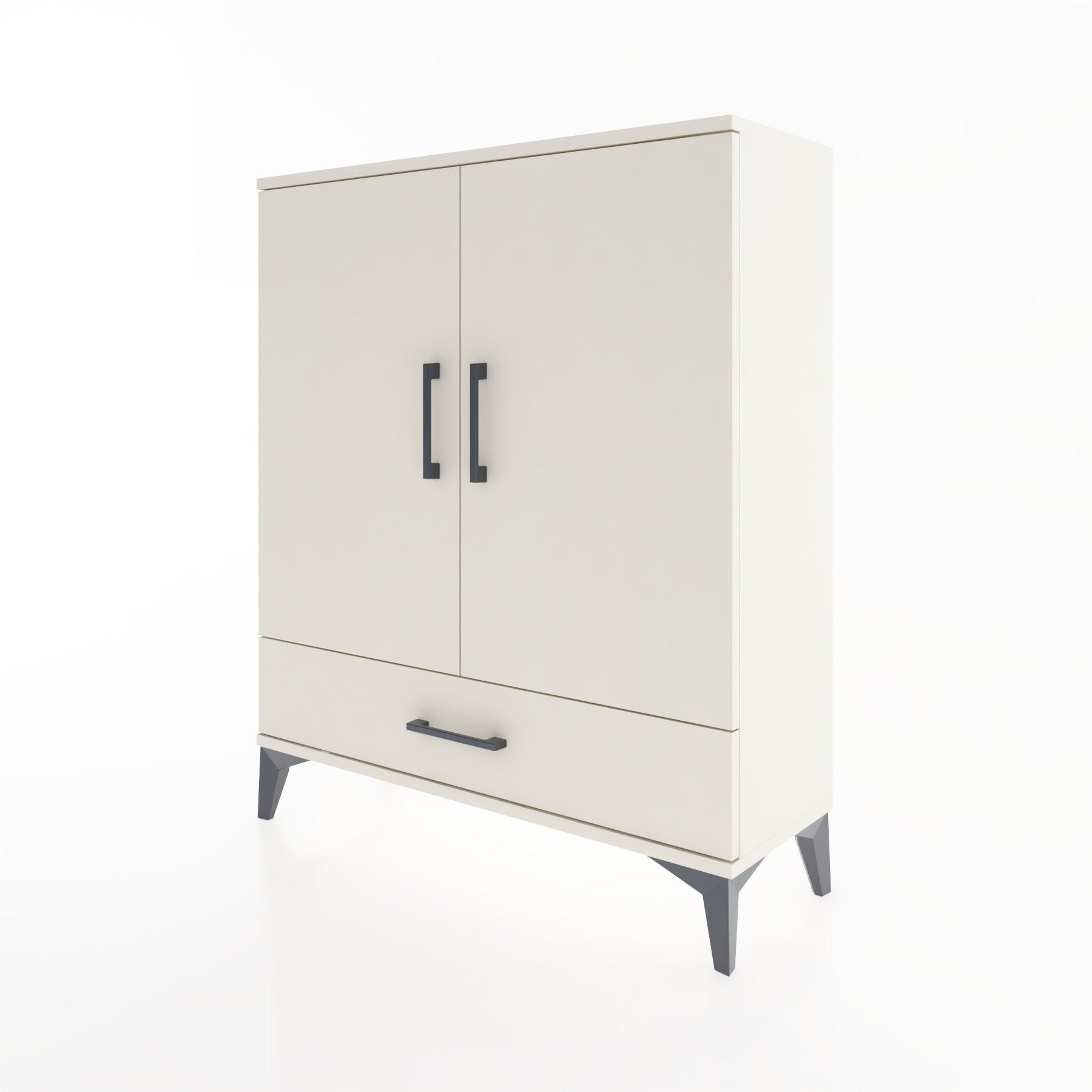 Woodntry Modüler Şifonyer Aytaşı 88x30x94 cm Kapaklı ve Çekmeceli KC2-1