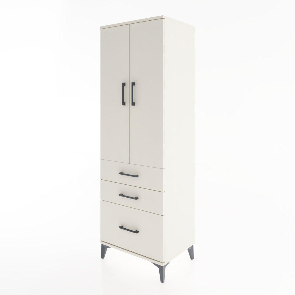 Woodntry Modüler Dolap Aytaşı 60x44x170 cm Kapaklı ve Çekmeceli KC14-1