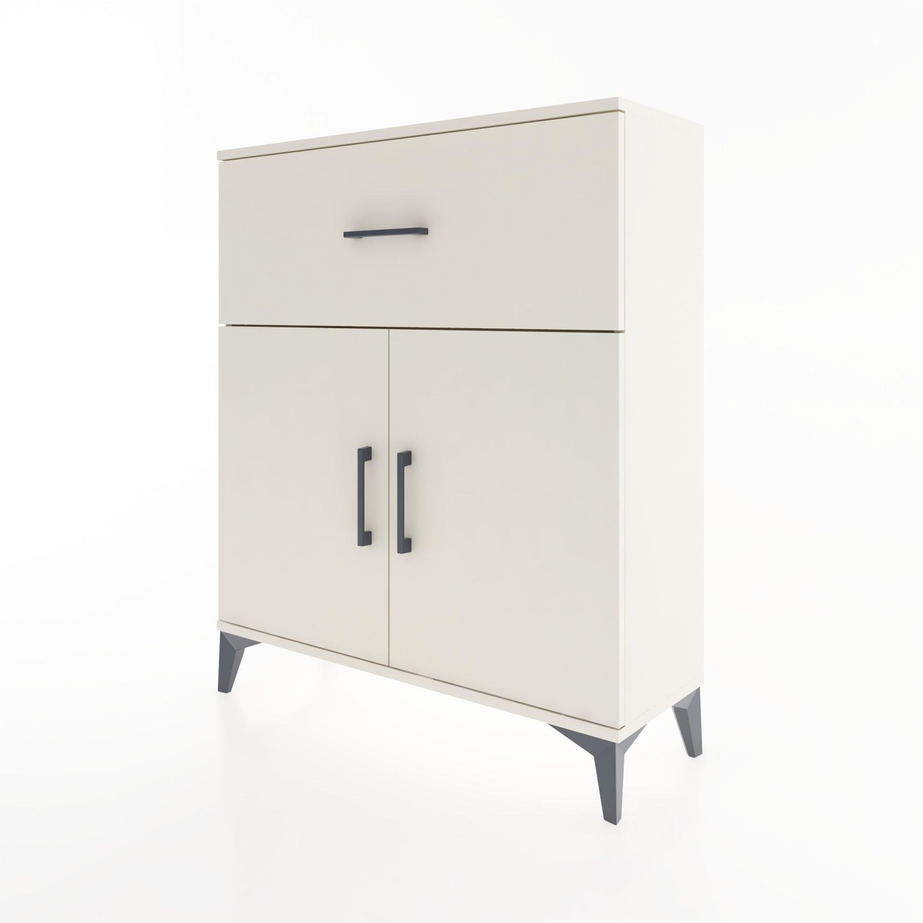Woodntry Modüler Şifonyer Aytaşı 88x30x94 cm Kapaklı ve Çekmeceli KC9-1