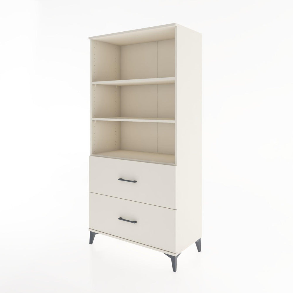 Woodntry Modular Cabinet Moonstone 88x44x170 cm with Drawers and Shelves CR49-1