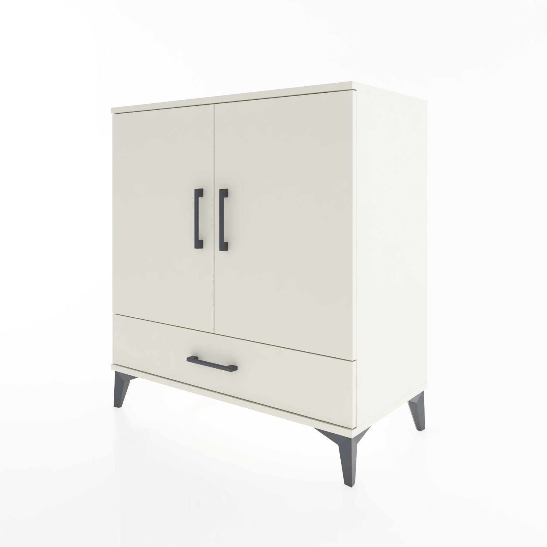 Woodntry Modular Dresser Moonstone 88x44x84 cm with Cover and Drawer KC71-1