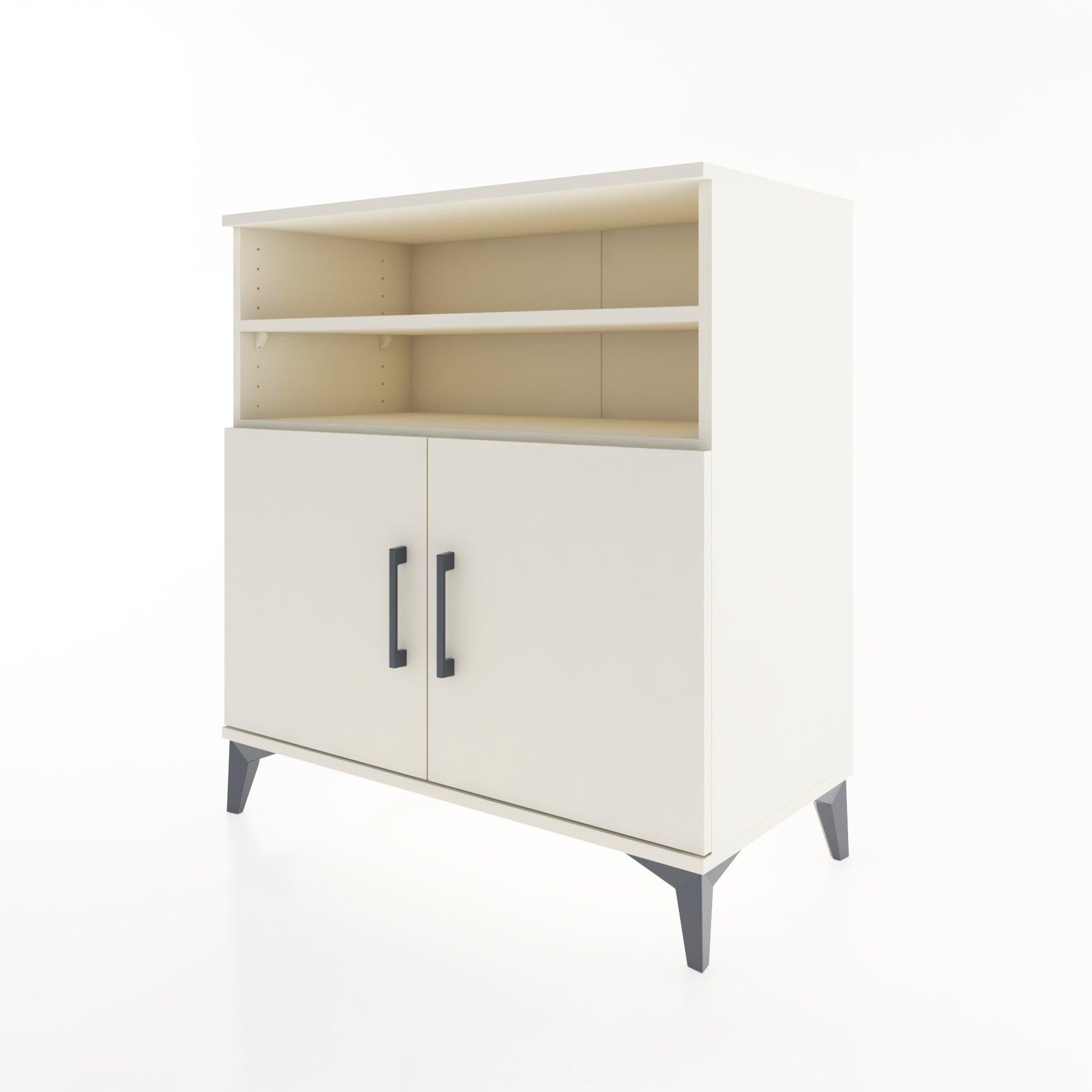 Woodntry Modular Dresser Moonstone 88x44x84 cm with Cover and Shelf KR37-1