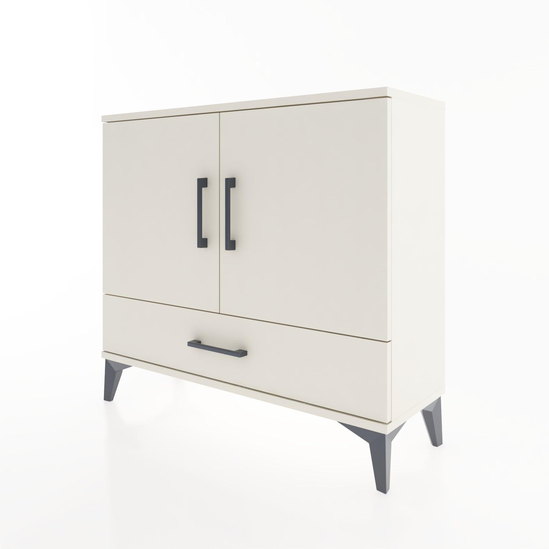 Woodntry Modüler Şifonyer Kapak ve Çekmeceli V1 88x30x68 cm Aytaşı - Woodntry