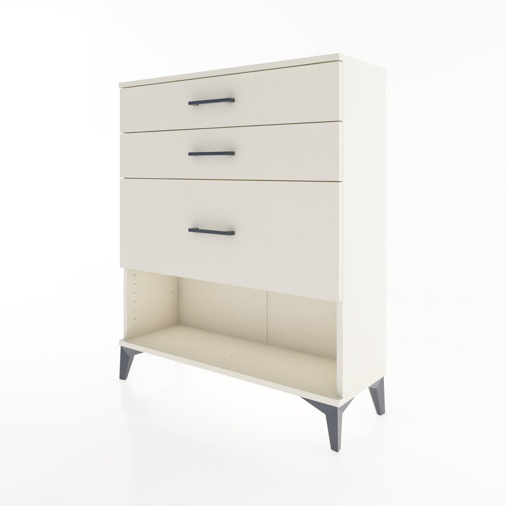 Woodntry Modular Dresser Moonstone 88x30x94 cm with Drawers and Shelves CR15-1