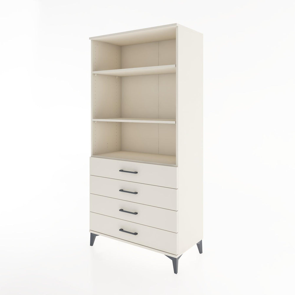 Woodntry Modular Cabinet Moonstone 88x44x170 cm with Drawers and Shelves CR36-1