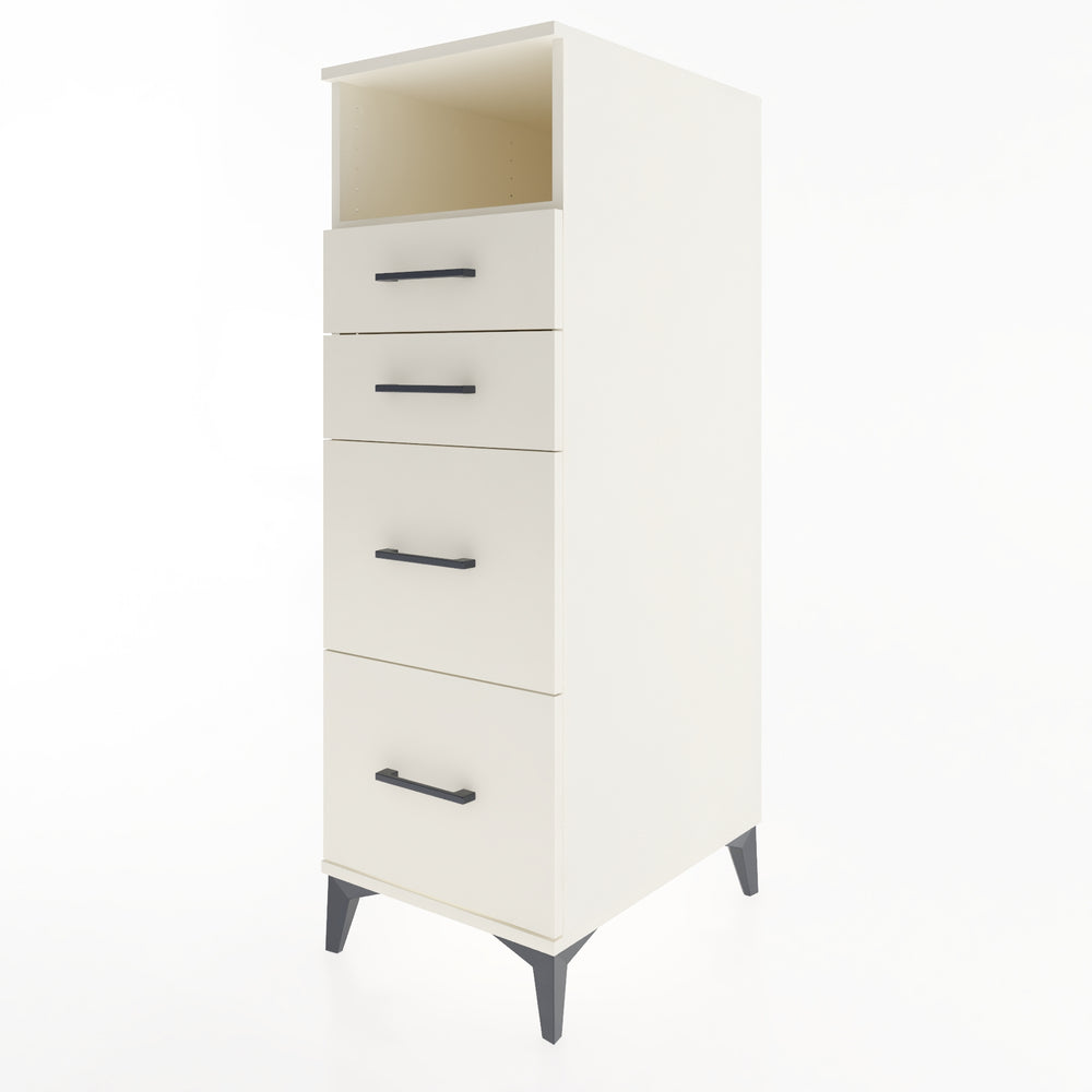 Woodntry Modular Cabinet Moonstone 44x59x122 cm with Drawers and Shelves CR101-1