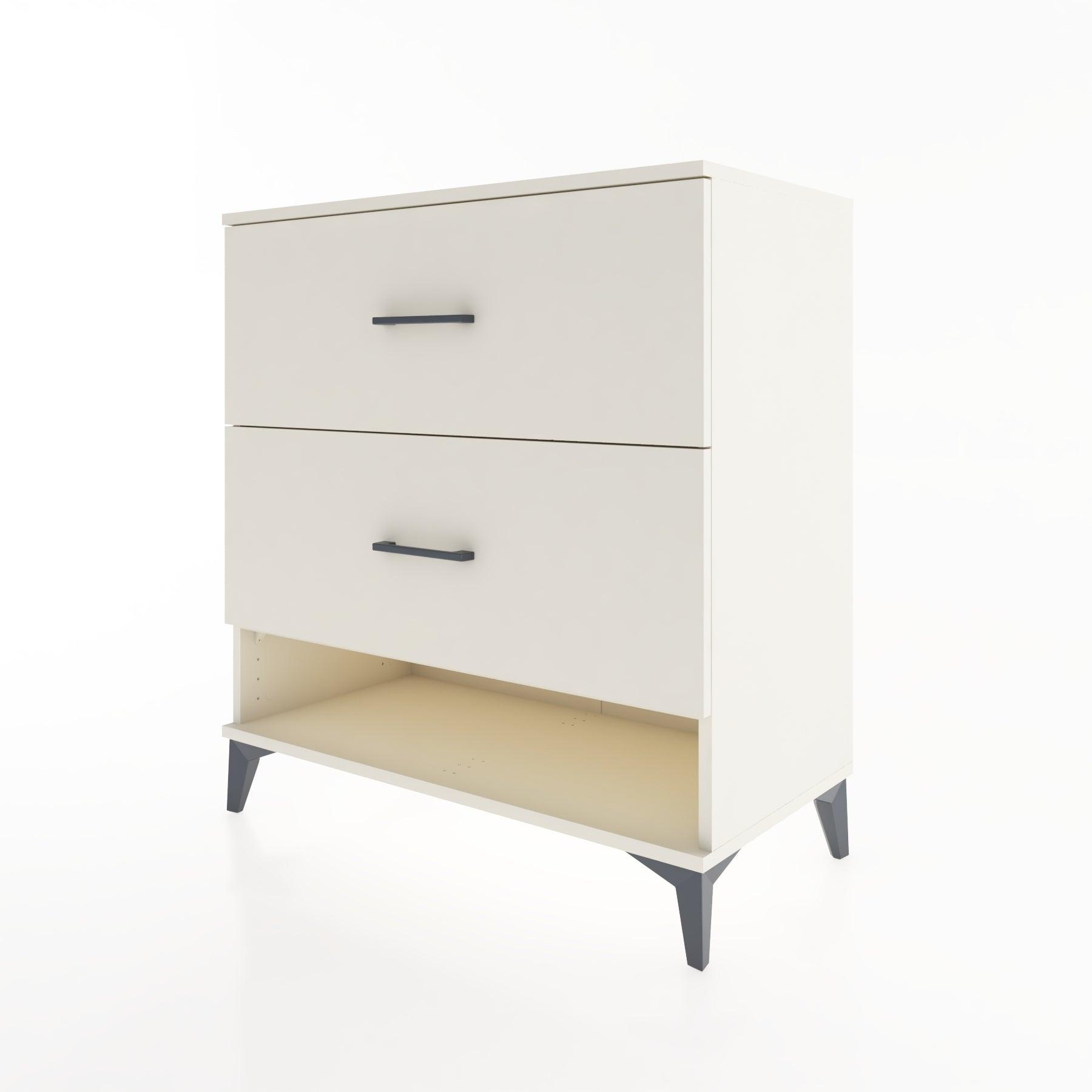Woodntry Modüler Şifonyer Aytaşı 88x44x84 cm Çekmeceli ve Raflı CR4-1