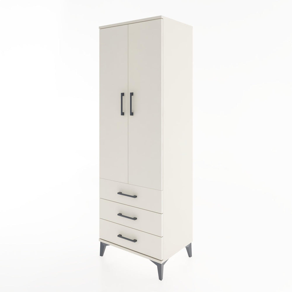 Woodntry Modüler Dolap Aytaşı 60x44x170 cm Kapaklı ve Çekmeceli KC28-1