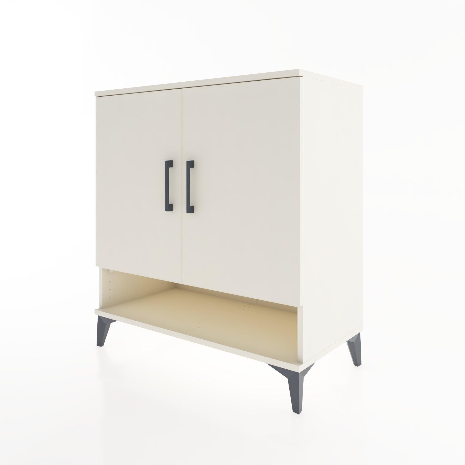 Woodntry Modular Dresser Moonstone 88x44x84 cm with Cover and Shelf KR77-1