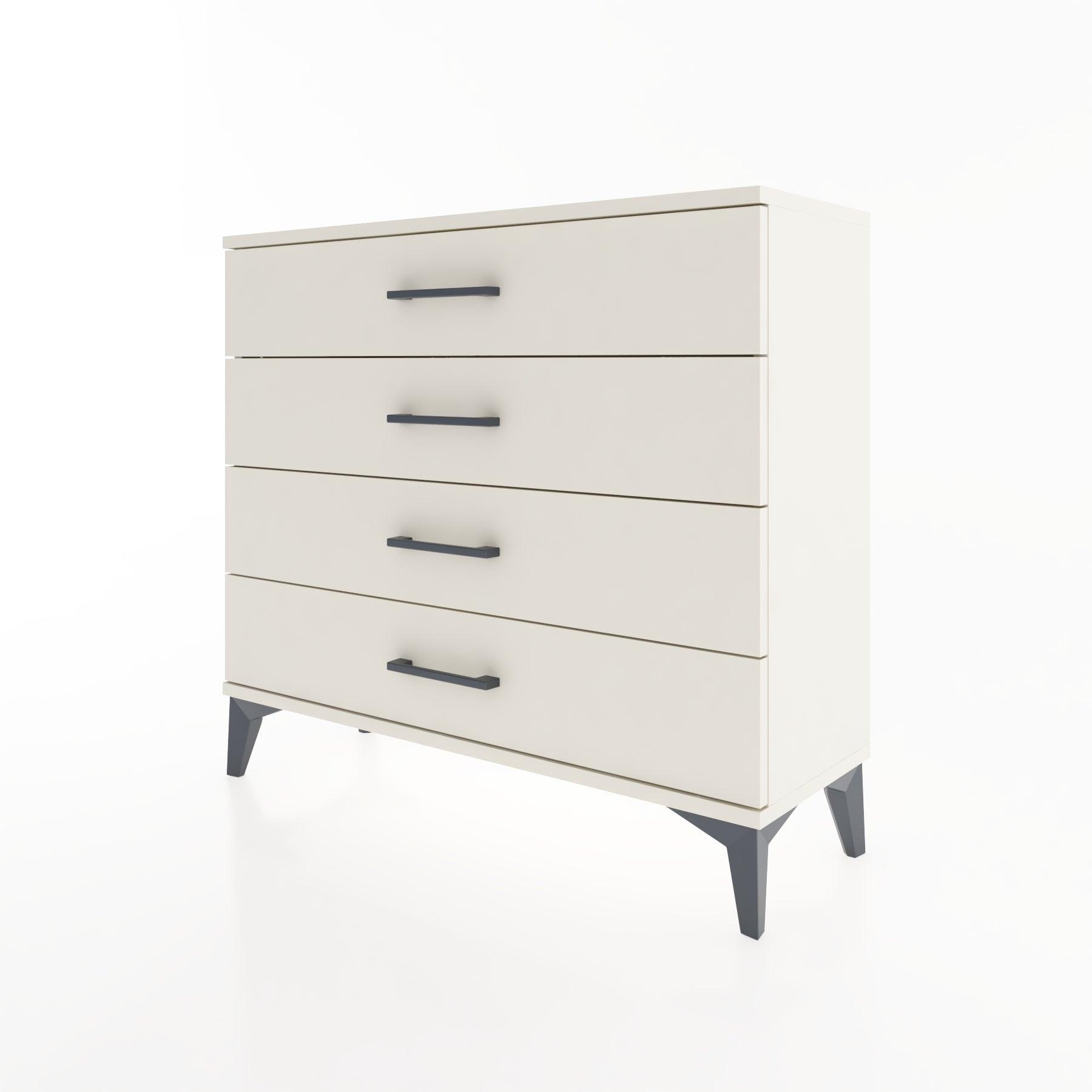 Woodntry Modüler Şifonyer 4 Çekmeceli 88x30x68 cm Aytaşı - Woodntry