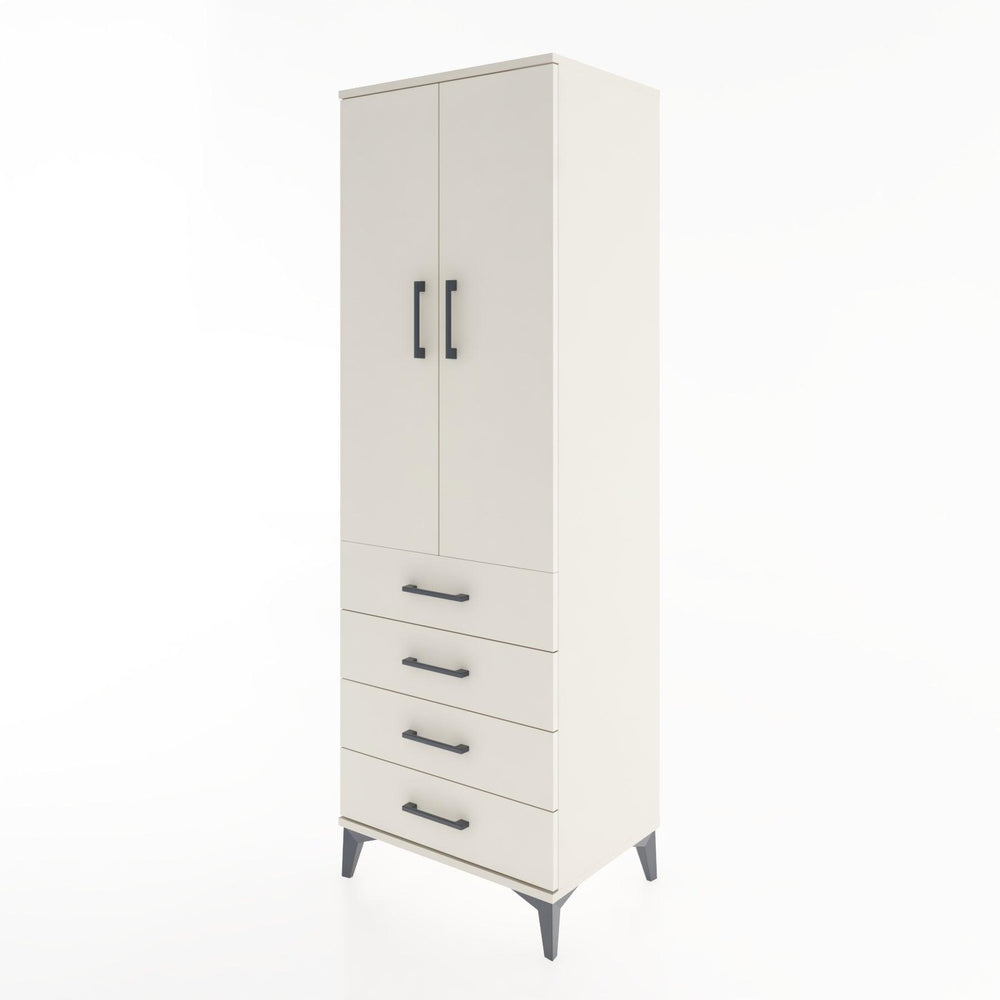 Woodntry Modular Cabinet Moonstone 60x44x170 cm with Doors and Drawers KC27-1