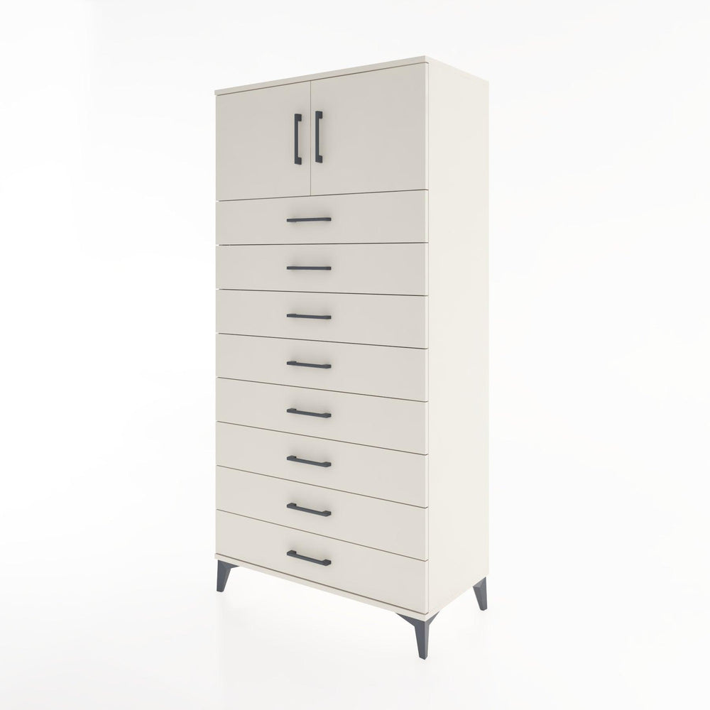 Woodntry Modüler Dolap Aytaşı 88x44x170 cm Kapaklı ve Çekmeceli KC1-1