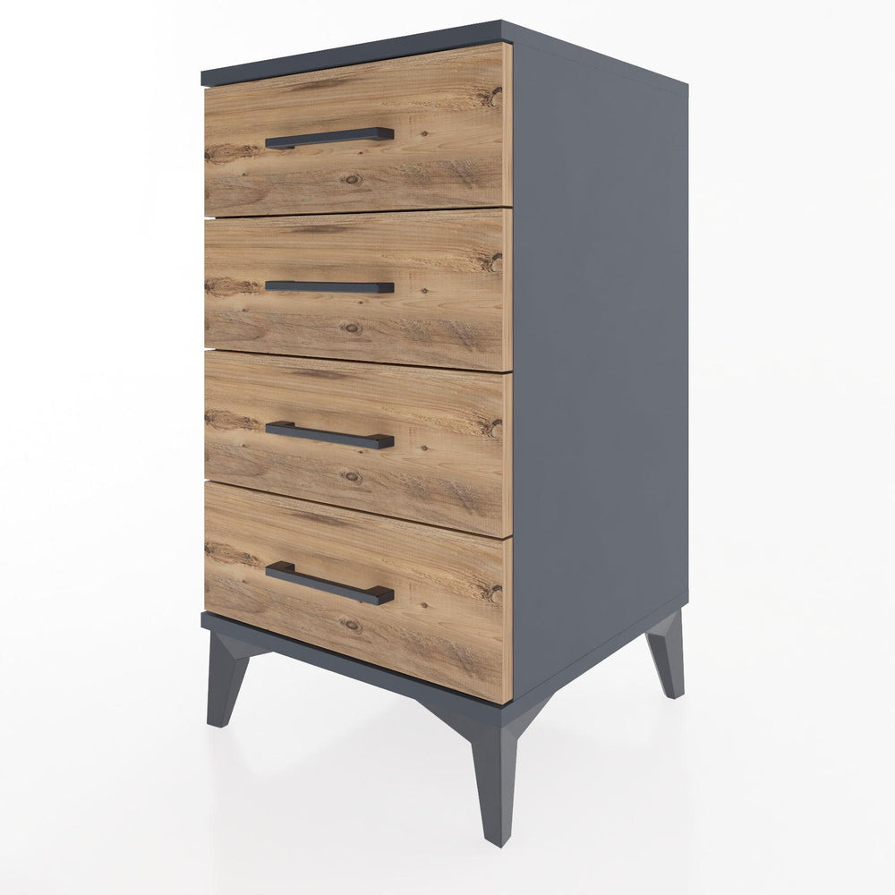 Woodntry Modular Nightstand Anthracite 44x44x68 cm Drawer C1-2