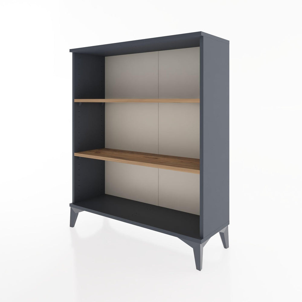 Woodntry Modüler Şifonyer Antrasit 88x30x94 cm Raflı R20-2