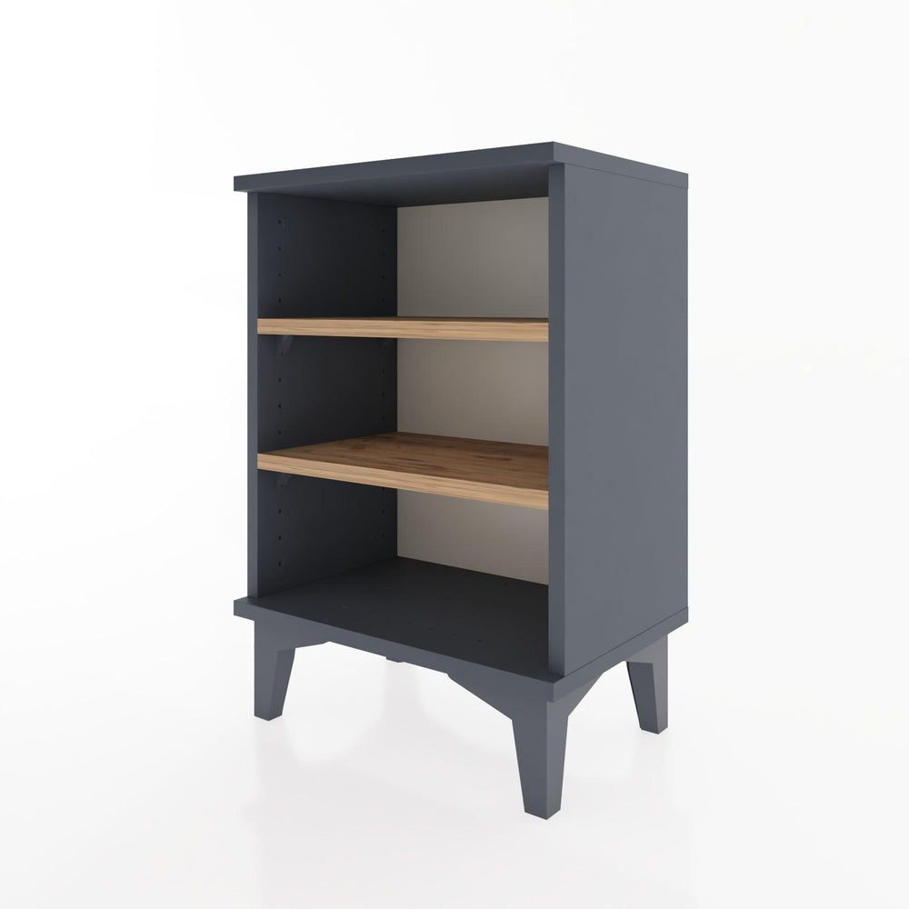 Woodntry Modüler Komodin Üç Raflı 44x30x52 cm Antrasit - Woodntry