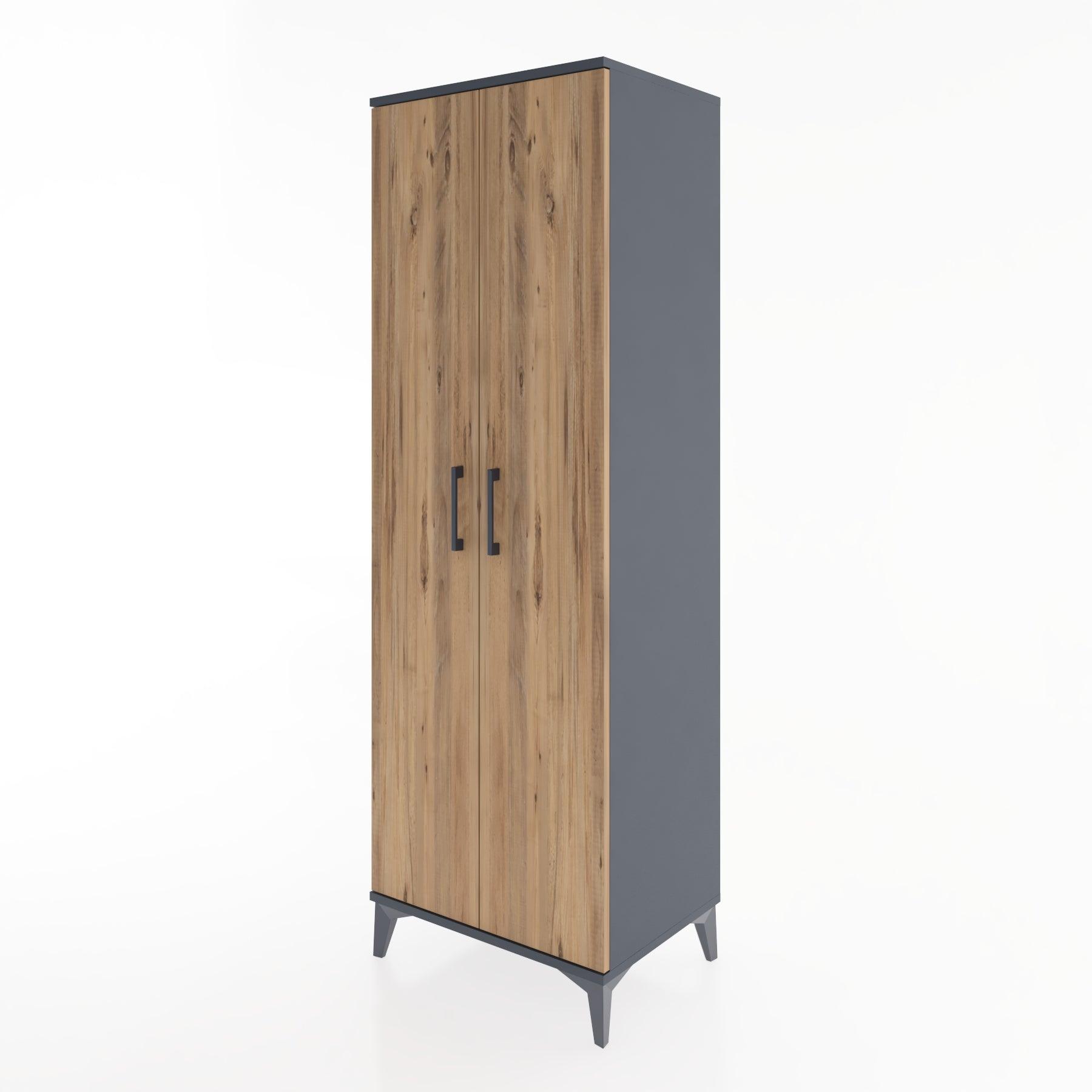 Woodntry Modular Cabinet Anthracite 60x44x170 cm with Cover K9-2