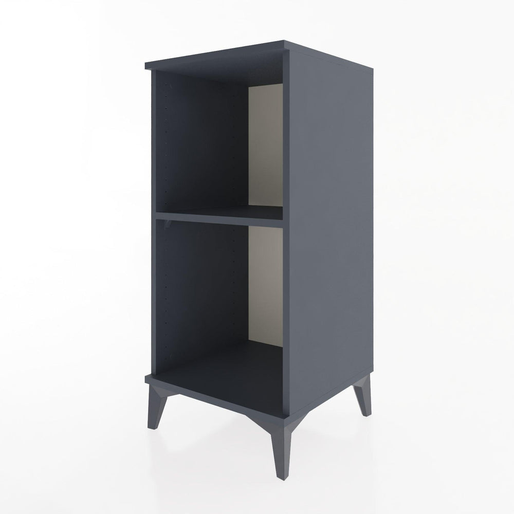 Woodntry Modular Nightstand Anthracite 44x44x84 cm with Shelf R51-2