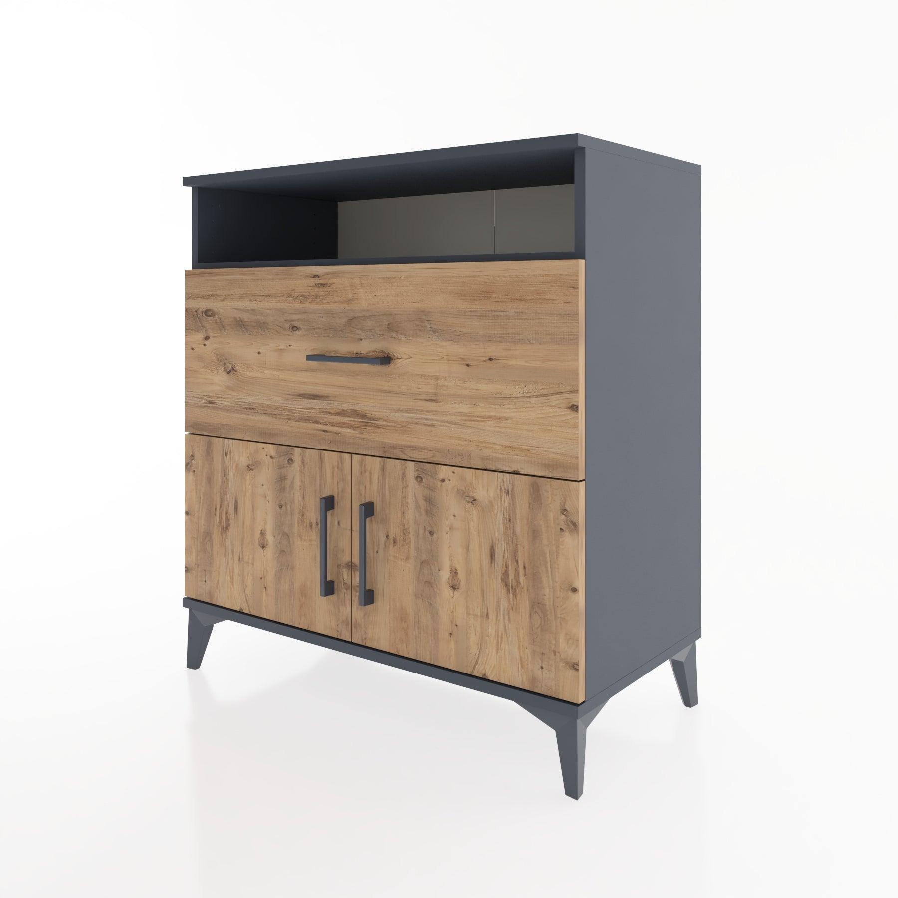 Woodntry Modular Dresser Anthracite 88x44x84 cm Functional F117-2
