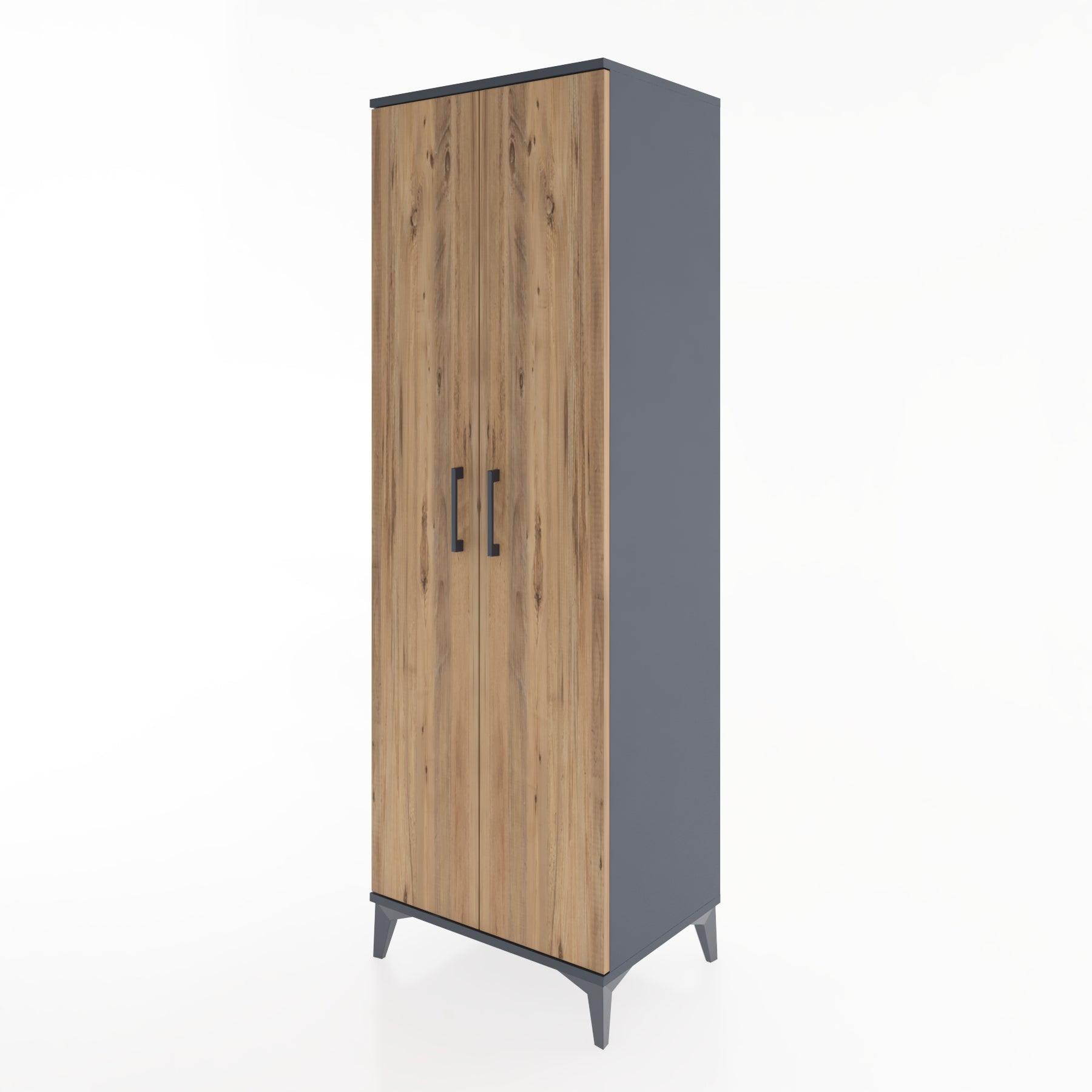 Woodntry Modular Cabinet Anthracite 60x44x170 cm with Cover K31-2
