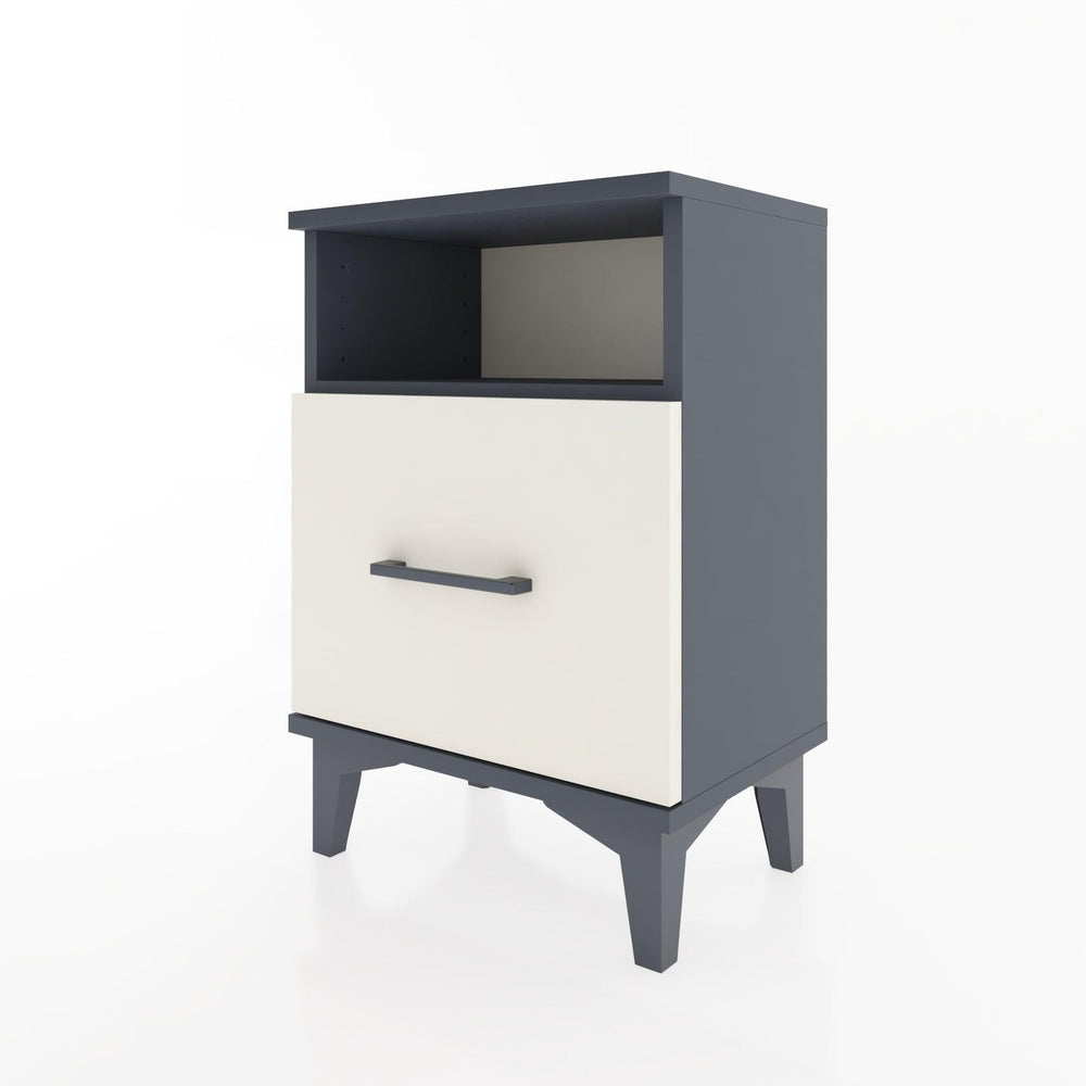 Woodntry Modüler Komodin Raf ve Çekmece 44x30x52 cm Antrasit - Woodntry