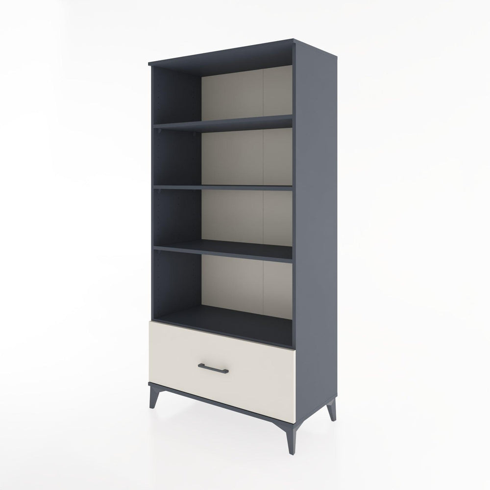 Woodntry Modular Cabinet Anthracite 88x44x170 cm with Drawers and Shelves CR44-2