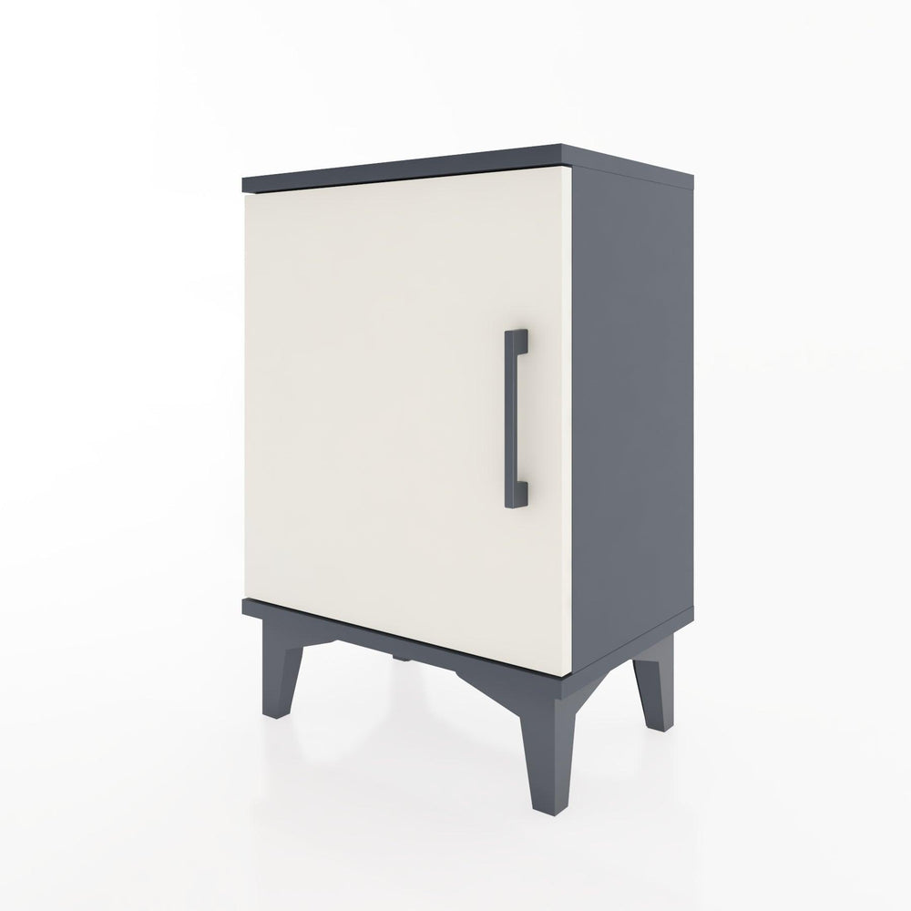 Woodntry Modüler Komodin Tek Kapaklı 44x30x52 cm Antrasit - Woodntry