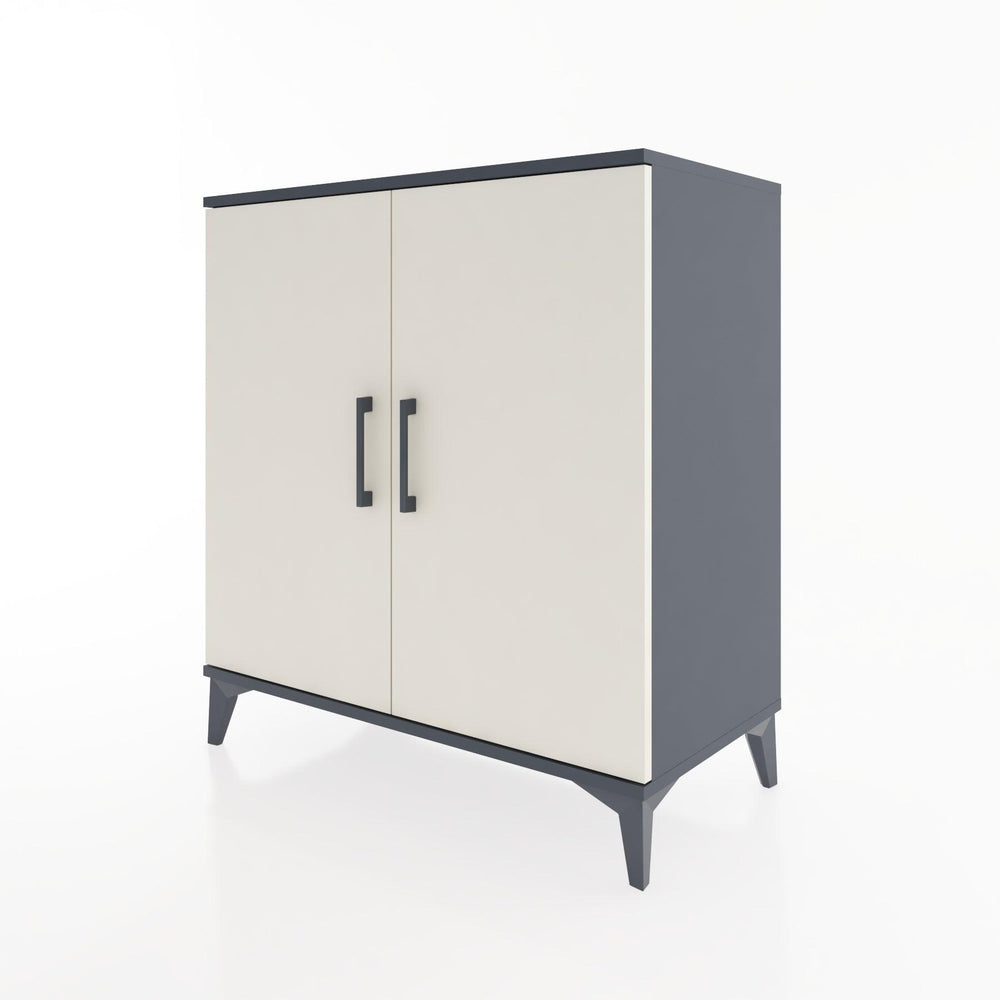 Woodntry Modüler Şifonyer Antrasit 88x44x84 cm Kapaklı K87-2