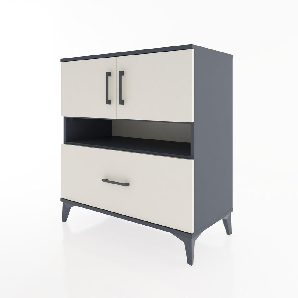 Woodntry Modular Dresser Anthracite 88x44x84 cm Functional F112-2