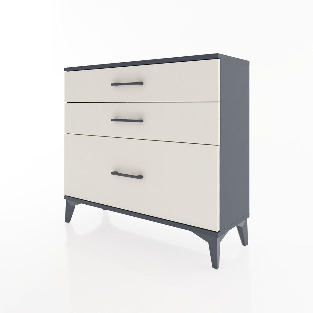 Woodntry Modüler Şifonyer Üç Çekmeceli V3 88x30x68 cm Antrasit - Woodntry